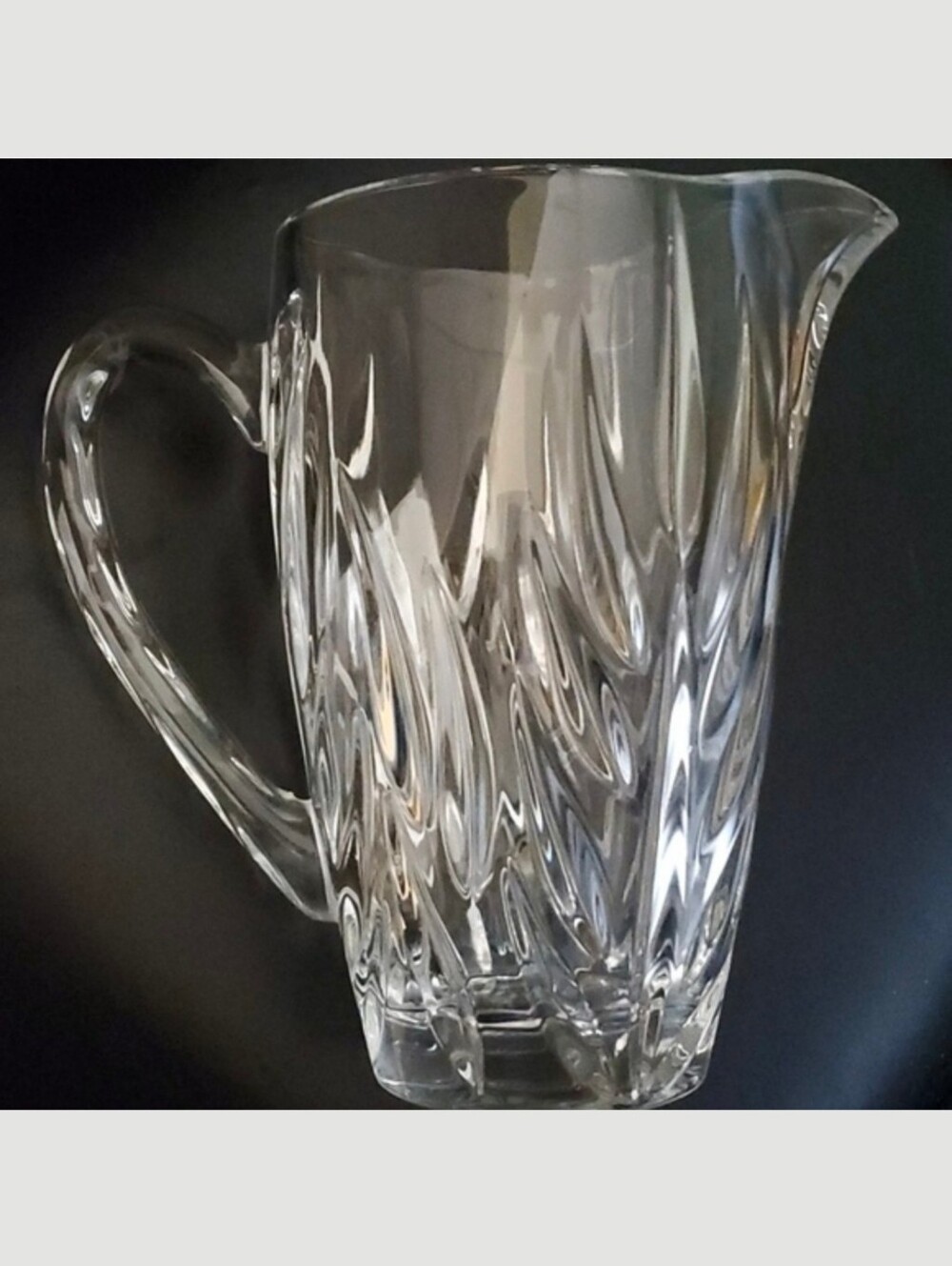 diningware‎ home dining leaded crystal clear glass pitcher beautiful
